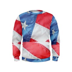 Folded American Flag Kids  Sweatshirt by StuffOrSomething