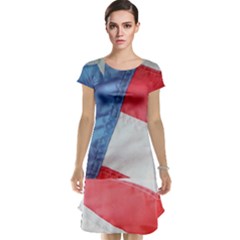 Folded American Flag Cap Sleeve Nightdress by StuffOrSomething