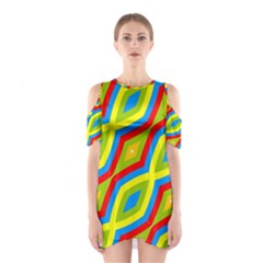 Colorful Chains                    Women s Cutout Shoulder Dress by LalyLauraFLM