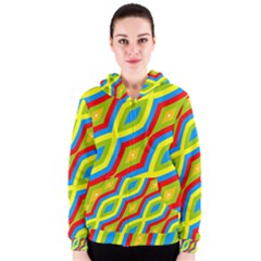 Colorful Chains                    Women s Zipper Hoodie by LalyLauraFLM