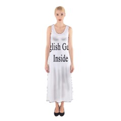 English Genius Inside Sleeveless Maxi Dress by Supernova23