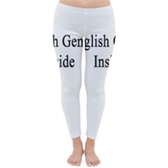 English Genius Inside Winter Leggings  by Supernova23