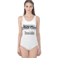 English Genius Inside One Piece Swimsuit by Supernova23