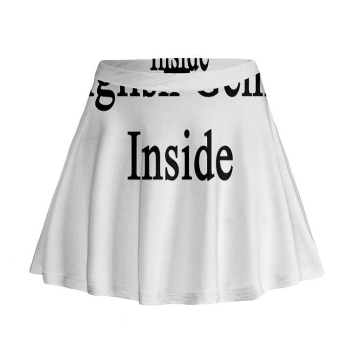 English Genius Inside Mini Flare Skirt