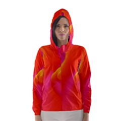 Orange Cream Hooded Wind Breaker (women) by SugaPlumsEmporium