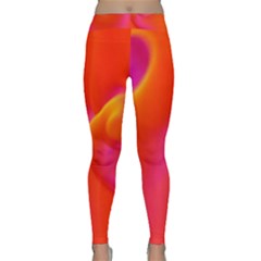 Orange Cream Yoga Leggings by SugaPlumsEmporium