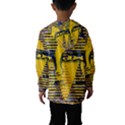 Conundrum II, Abstract Golden & Sapphire Goddess Hooded Wind Breaker (Kids) View2