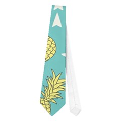 Summer Pineapples Fruit Pattern Neckties (one Side)  by TastefulDesigns