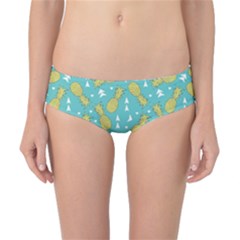 Summer Pineapples Fruit Pattern Classic Bikini Bottoms by TastefulDesigns