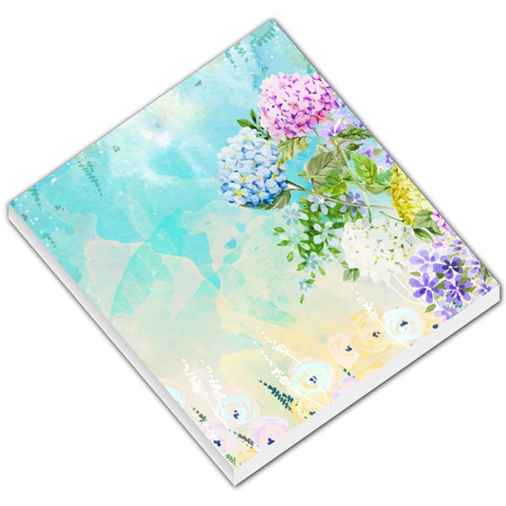 Watercolor Fresh Flowery Background Small Memo Pads