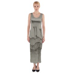 Peace In The Valley Series #44 Fitted Maxi Dress by theplaybillstore