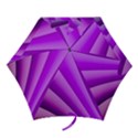 Gentle Folds Of Purple Mini Folding Umbrellas View1