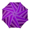 Gentle Folds Of Purple Golf Umbrellas View1