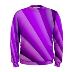 Gentle Folds Of Purple Men s Sweatshirt by FunWithFibro