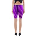 Gentle Folds Of Purple Yoga Cropped Leggings View2