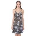 Festive Silver Metallic Abstract Art Camis Nightgown View1