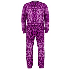 Lion In Purple Onepiece Jumpsuit (men)  by pepitasart