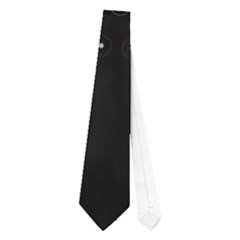 Festive Black Golden Lights  Neckties (one Side)  by yoursparklingshop