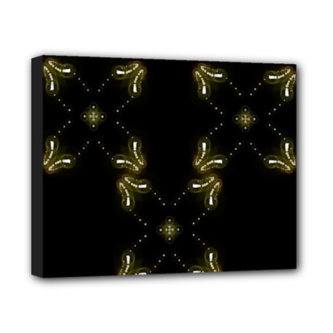 Festive Black Golden Lights  Canvas 10  X 8  by yoursparklingshop