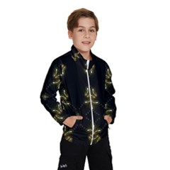 Festive Black Golden Lights  Wind Breaker (kids) by yoursparklingshop