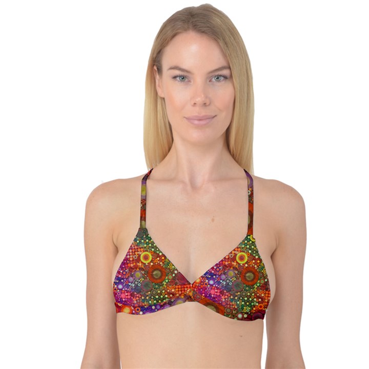 Circle Fantasies Reversible Tri Bikini Top