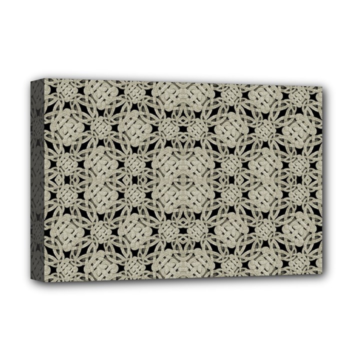 Interlace Arabesque Pattern Deluxe Canvas 18  x 12  