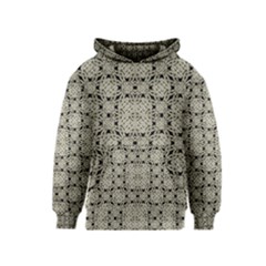 Interlace Arabesque Pattern Kids  Pullover Hoodie by dflcprintsclothing