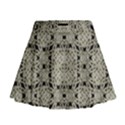 Interlace Arabesque Pattern Mini Flare Skirt View1