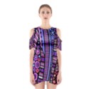 Stained glass tribal pattern Cutout Shoulder Dress View1