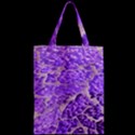 Festive Chic Purple Stone Glitter  Zipper Classic Tote Bag View2