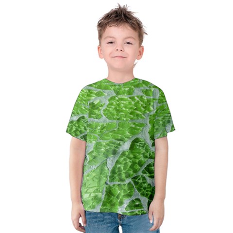 Festive Chic Green Glitter Shiny Glamour Sparkles Kid s Cotton Tee by yoursparklingshop