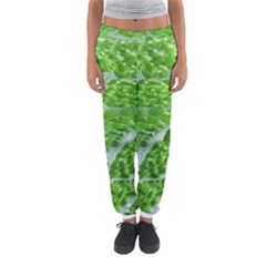 Festive Chic Green Glitter Shiny Glamour Sparkles Women s Jogger Sweatpants by yoursparklingshop