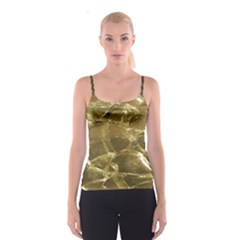 Gold Bar Golden Chic Festive Sparkling Gold  Spaghetti Strap Top by yoursparklingshop