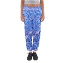 Festive Chic Light Blue Glitter Shiny Glamour Sparkles Women s Jogger Sweatpants View1