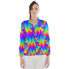 Amazing Acid Rainbow Wind Breaker (women) by KirstenStar