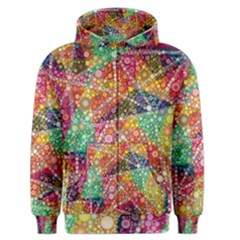 Colorful Chemtrail Bubbles Men s Zipper Hoodie by KirstenStar