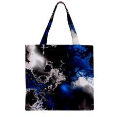 Amazing Fractal 26 Zipper Grocery Tote Bag by Fractalworld