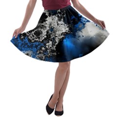 Amazing Fractal 26 A-line Skater Skirt by Fractalworld