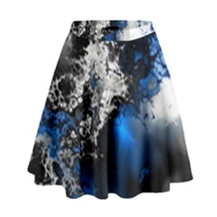 Amazing Fractal 26 High Waist Skirt by Fractalworld