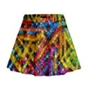 Color Play in Bubbles Mini Flare Skirt View1