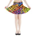 Color Play in Bubbles Mini Flare Skirt View3