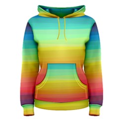 Sweet Colored Stripes Background Women s Pullover Hoodie