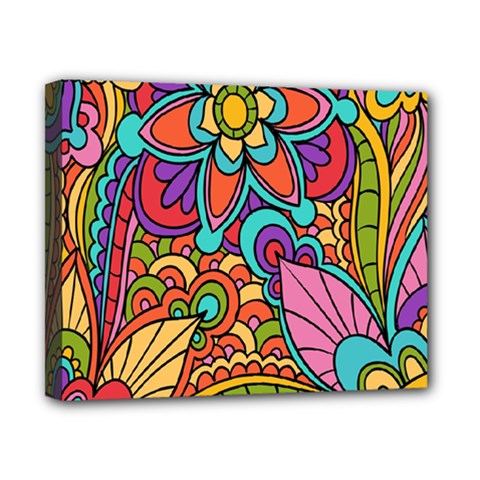 Festive Colorful Ornamental Background Canvas 10  X 8  by TastefulDesigns