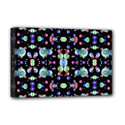 Multicolored Galaxy Pattern Deluxe Canvas 18  X 12   by dflcprints