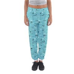 Abstract Cracked Texture Print Women s Jogger Sweatpants