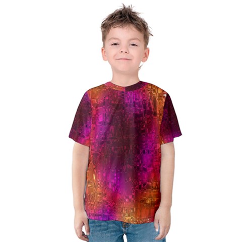 Purple Orange Pink Colorful Kid s Cotton Tee by yoursparklingshop