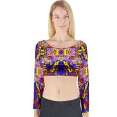 Psycho Auction Long Sleeve Crop Top by MRTACPANS