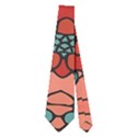 Petals in Pale Rose, Bold Flower Design Necktie (Two Side) View1