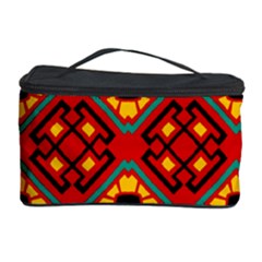 Flower Shapes Pattern                             Cosmetic Storage Case by LalyLauraFLM