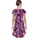 Textured Abstract Print Cap Sleeve Nightdress View2